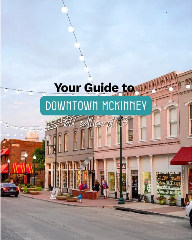 SAVE THIS POST and if you missed it, go save part 1 and part 2 Downtown McKinney Guides. We've added a few more small businesses for you to explore during your weekday excursions or weekend adventures